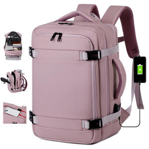 Nueva Mochila Impermeable y Portátil para Viaje para Computadora Portátil Personalizada de Gran Capacidad para Universidad con Puerto de Carga USB - Product Image 1