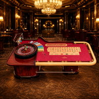 Table de roulette de casino professionnelle SUCCESSOR, table de poker de luxe avec logo personnalisé et base robuste