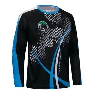 Custom Großhandel Herren MTB Motocross Langarm Mountainbike Renn anzug Best Riding Downhill Offroad Rad trikot Lieferant