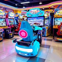 Machine de jeu d'arcade de course avec écran 3D HD, simulateur de conduite à monnayeur pour centre de jeux