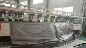 तिरपाल वेल्डिंग Eyeleting काटने, पूरी तरह से स्वचालित तम्बू मशीन, Xinruide तिरपाल मशीन लाइन