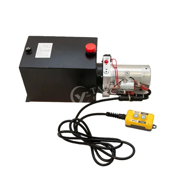 เครื่องมือ-Tuff Single Acting 12โวลต์ DC Electro Hydraulic Power Unit W/Remote, Power Pack UnitsSuitable สำหรับ Dump หรือ Tipper Trailer