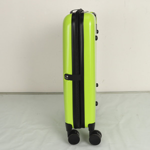 New Folding Suitcase 20-Inch Lightweight Trolley Case With Universal <b>Wheels</b> For Travel And Business Trips Solid Color <b>PC</b> - Product Image 1