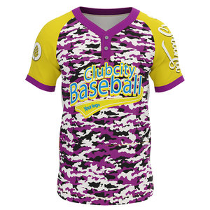 Pabrik Cina kaus Jersey rajutan wanita merah muda dan biru perempuan kemeja bisbol Jersey berpori dewasa kustom Orang - Product Image 4