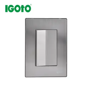 IGOTO high class metal stainless steel hotel switch socket factory