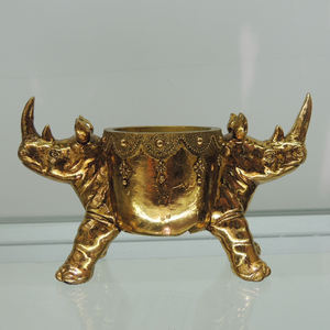 Mini Hars Beeldje Leuke <span class=keywords><strong>Rhino</strong></span> Standbeeld Groothandel - Product Image 5