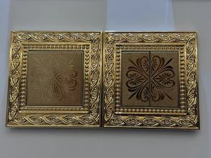 Stainless Steel Panel Double Pole Retro Antique Brass 24K Gold <strong>UK</strong> 13A 86 Wall Mounted <strong>Rock</strong> 250V 1/2/3/4 GANG Universal Socket - Product Image 2