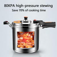 Casserole de cuisine Allnice, cuisinière à gaz à économie d'énergie, cuisinière à induction, marmite, écologique, en acier inoxydable 304, autocuiseur