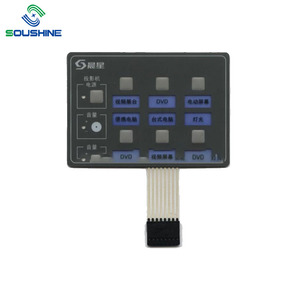 Tự làm bảng chuyển đổi màng với nút dập nổi cho thiết bị nhà phụ thuộc Bàn phím thiết bị chuyển mạch - Product Image 4