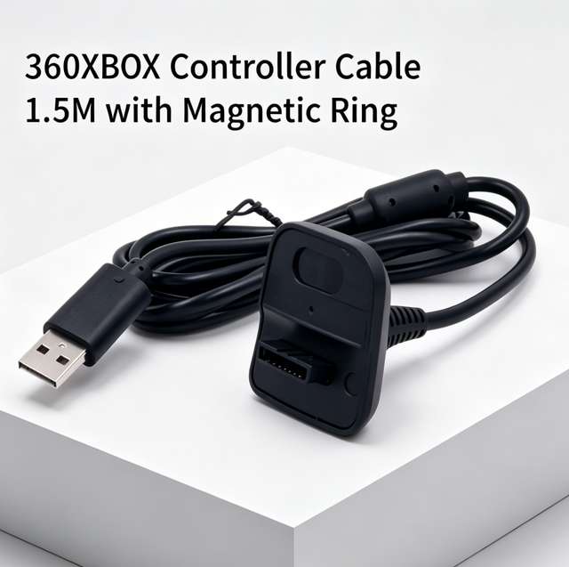 1.5m for Xbox 360 Controller Charging Cable for Xbox360 Wireless Gamepad Controller USB Charging Cable Lead
