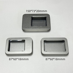 Boîte en métal rectangulaire personnalisée avec logo imprimé pour fabricants – Petite boîte à bijoux sur mesure - Product Image 2