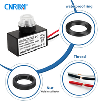 Interruptor Fotoeléctrico Interior/Exterior CNRIYA AA-2310GL, Control de Luz Diurna, Función Inductiva, Sensor de Alta Calidad, 105-305V