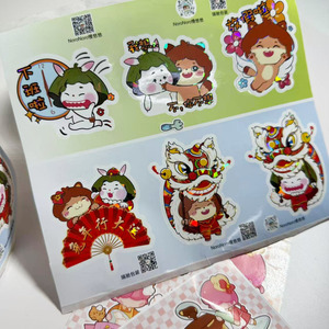 Tùy Chỉnh Chết Cắt Vinyl Dán Cuộn Không Thấm Nước Dính Bao Bì Nhãn Cho Bé Sản Phẩm Đồ Chơi Quà Tặng & Thủ Công Với Bảo Vệ UV - Product Image 2