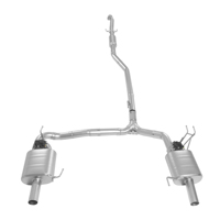 Sistema de Escape Catback de Acero Inoxidable Valvetronic de Alto Rendimiento para Accord / Crosstour / Spirior 3.5L V6 (2008-2013)