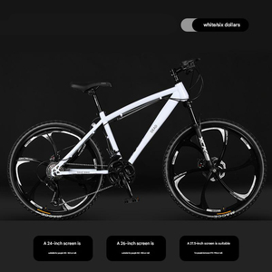 Bicicleta de Montaña para Estudiantes de 24/26 Pulgadas con Marco de Acero al Carbono de Alta Calidad, Velocidad Variable para Adultos y Frenos de Disco Dobles - Product Image 6