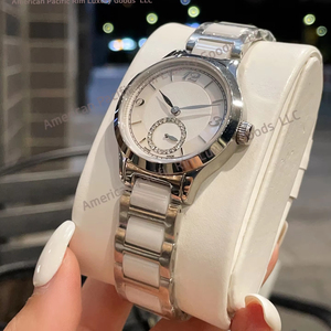 Longnes Luxury Women Stainless Steel Quartz Wrist Watch Full Diamond Business Movement Pointer Fashionable Design LonginesingBV - Product Image 6
