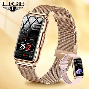 Reloj inteligente <span class=keywords><strong>LIGE</strong></span> para mujer, pantalla táctil completa, llamada BT <span class=keywords><strong>IP67</strong></span>, resistente al agua, deportivo, rastreador de actividad física, reloj inteligente para mujer - Product Image 1