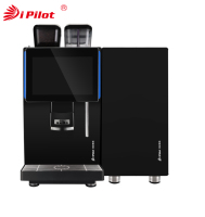 Mesin kopi otomatis, profesional-10.1 "-inci-Android-layar sentuh sepenuhnya dengan susu segar