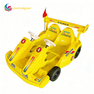 Kart électrique lumineux biplace télécommandé pour enfants et adultes, idéal pour les aires de jeux intérieures et extérieures - Offre spéciale - Product Image 2