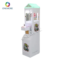 Mini machine à griffes en acier inoxydable pour enfants, petite machine de jeu d'arcade à monnayeur pour peluches