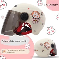 Casque de moto demi-face neuf pour enfant, en PP, taille 24-30 cm, directement de l'usine