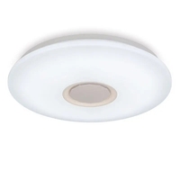 Plafonnier LED intelligent RGB pour salon et chambre à coucher, éclairage d'ambiance moderne en acrylique, avec application et télécommande