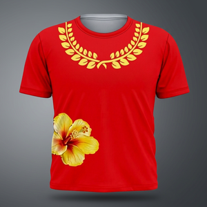Pohnpei Micronesia Heat-Transfer Printed Knitted Eco-Friendly Quick Dry Regular Fit Men Women T-Shirt Fashion Short Sleeves - Product Image 3