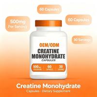 Capsules de créatine monohydrate, complément sportif pour la prise de masse musculaire, stimulant énergétique pour la salle de sport, soutien pour la musculation et la remise en forme