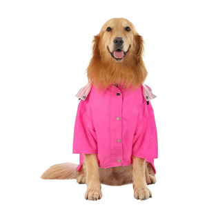 Qiqu Proveedor Personalizado Nuevo Diseño Impermeable <span class=keywords><strong>para</strong></span> <span class=keywords><strong>Perros</strong></span>, Poncho de Doble Capa con Cremallera, Chaqueta Impermeable con Capucha Desmontable y Orificio <span class=keywords><strong>para</strong></span> Correa <span class=keywords><strong>para</strong></span> <span class=keywords><strong>Perros</strong></span> - Product Image 1