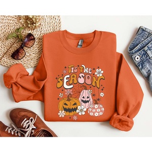 Stagione spettrale di <span class=keywords><strong>Halloween</strong></span> modello di zucca Design felpa da donna - Product Image 4