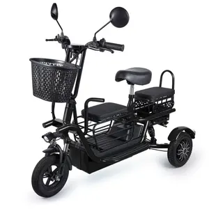 Scooter elettrico 48V batteria al litio tre ruote scooter in cina con l'alta velocità può piegare E-scooter per adulti