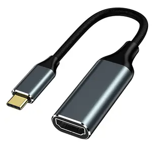 Adaptador Convertidor de Cable <span class=keywords><strong>USB</strong></span> <span class=keywords><strong>C</strong></span> a <span class=keywords><strong>HDMI</strong></span> Tipo <span class=keywords><strong>C</strong></span> a <span class=keywords><strong>HDMI</strong></span> Hembra de Alta Calidad DTECH 4k 30hz 3.1 para Proyección de TV - Product Image 1