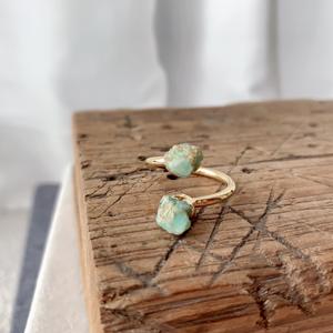 แหวน LS-C2302แบบมินิมอลสำหรับเด็กผู้หญิงแหวนควอทซ์ธรรมชาติสำหรับชีวิตประจำวันแหวนทอง18K เครื่องประดับสวยๆ - Product Image 3