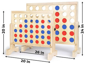 Mattel — <span class=keywords><strong>jeux</strong></span> d'extérieur <span class=keywords><strong>en</strong></span> <span class=keywords><strong>bois</strong></span>, personnalisés, connexion géante 4, pour jardin, cour, jeu de famille, usine - Product Image 2