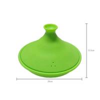 Pot à tajine marocain en silicone, compatible micro-ondes, pour la cuisson