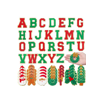 Noel Mickey Minnie Santa şapka moda sevimli şönil nakış yamalar - Product Image 1