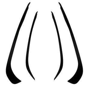 Mercedes-Benz CLA-Class Front Lip Canard ABS AMG Style 2013-2015 - Product Image 5