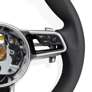 Volant de direction de luxe rouge pour Cayenne Cayman Macan Panamera <span class=keywords><strong>GT</strong></span> 996 911 991 718 970 987 - Product Image 5