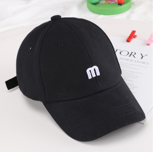 South Korean version of the parent-child simplified M letter embroidered baseball cap summer sunblock breathable boys and girls - Product Image 3