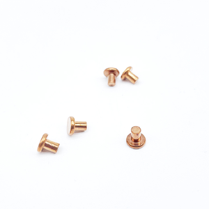 SDPSI DCT Non Standard <span class=keywords><strong>Petit</strong></span> <span class=keywords><strong>Rivet</strong></span> Solide À Tête Plate En <span class=keywords><strong>Laiton</strong></span> De Cuivre Violet De Haute Qualité - Product Image 5