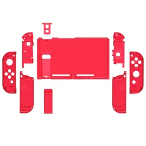 สำหรับ Nintendo Switch ชุดเปลี่ยนเคสใสสีแดง แบบ DIY เคลือบเงา UV - Product Image 1