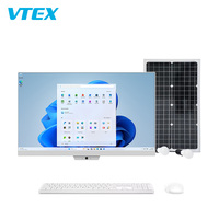 PC Todo en Uno para Hospital con Pantalla de 21.5/23.8 Pulgadas, Batería de 230WH 24AH, Compatible con Carga Solar, 8 Puertos USB, 12V DC, Computadora Todo en Uno