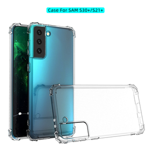 เคสโทรศัพท์มือถือแบบนิ่ม TPU กันกระแทก โปร่งใส ป้องกันการตก ป้องกันเลนส์ ครอบคลุมเต็มรูปแบบ 3 มิติ พร้อมถุงลมนิรภัย สำหรับ Samsung S21+ - Product Image 5