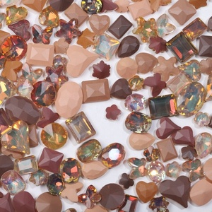 Herbst Winter Maillard Farbe Nagel Strass Pile Diamond Charms Neuankömmling Lose Strass Maniküre Zubehör Schmuck - Product Image 2