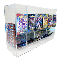 Distributeur de cartes Pokémon personnalisé OEM à 6 emplacements, distributeur de boosters en acrylique, distributeur de cartes à 36 emplacements, vitrine pour cartes Pokémon ETB TCG MTG