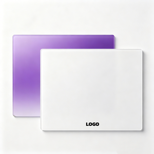 Factory Custom Logo Precise Tracking Gaming Glass Mousepads Gaming Mouse Pad High-Speed Surface Glass Pad with PU Base - Product Image 1