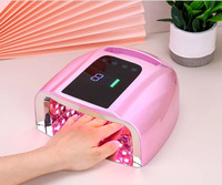 Secador de Uñas LED UV Profesional Portátil H45 de 96W de Alta Potencia, Personalizable con Logotipo, Nuevo, para Salones de Belleza, Inalámbrico, de Plástico