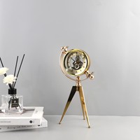 Ornement d'Art Moderne Luxe Léger pour la Maison, Décoration Globe, Métal Artisanat, Idéal pour Salon, Bureau, Vitrines et Cadeau d'Affaires