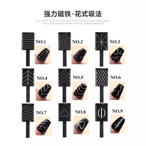 Nouveau kit d'aimants pour nail art avec aimant puissant pour motifs œil de chat et cœurs - Product Image 3