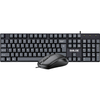 Kit OEM économique T18 – Combo clavier et souris filaire USB pour bureau et jeux – Clavier à une main en promotion